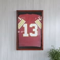 thumbnail image 5 of HBCY Creations 24x36 Mahogany Jersey Display Case - Solid Wood with UV Treated Acrylic Window - Anti-Theft Lock with 2 Keys - For All Types of Jerseys, 5 of 13