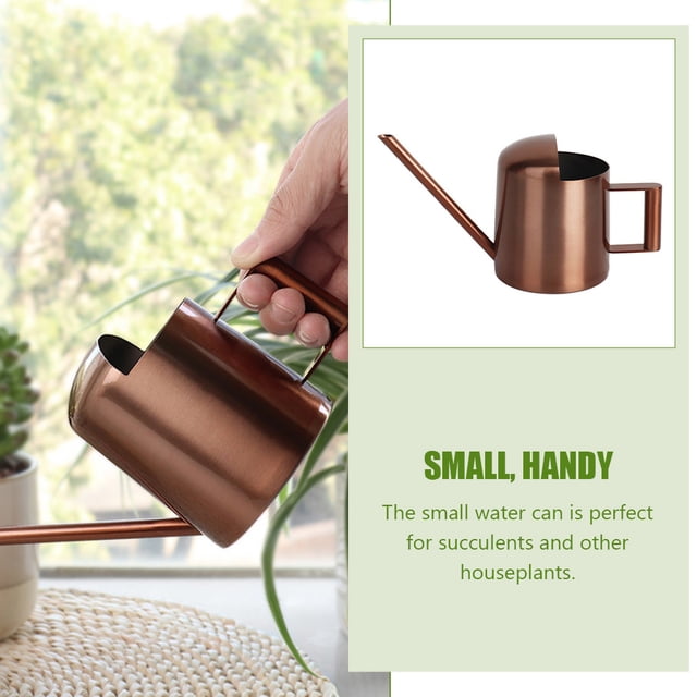 GAXIRE Kettle Para De Plantas De Interior Y Exterior En Inoxidable Marrón