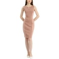thumbnail image 1 of INSPIRE CHIC Robe Sans Manches Élégante pour Femmes TP Rose, 1 of 6