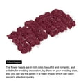 thumbnail image 4 of Rosa Artificial Flores Cabezas, Oscuro Rojoes 0.8 Pulgada-1 Pulgada  para DIY Manualidades Boda y Fiesta Decoración Pack de 144, 4 of 6