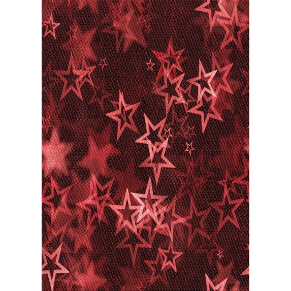 Ahgly Company Indoor Rectangle Patterned Maroon Red Area Rugs, 6' x 9'