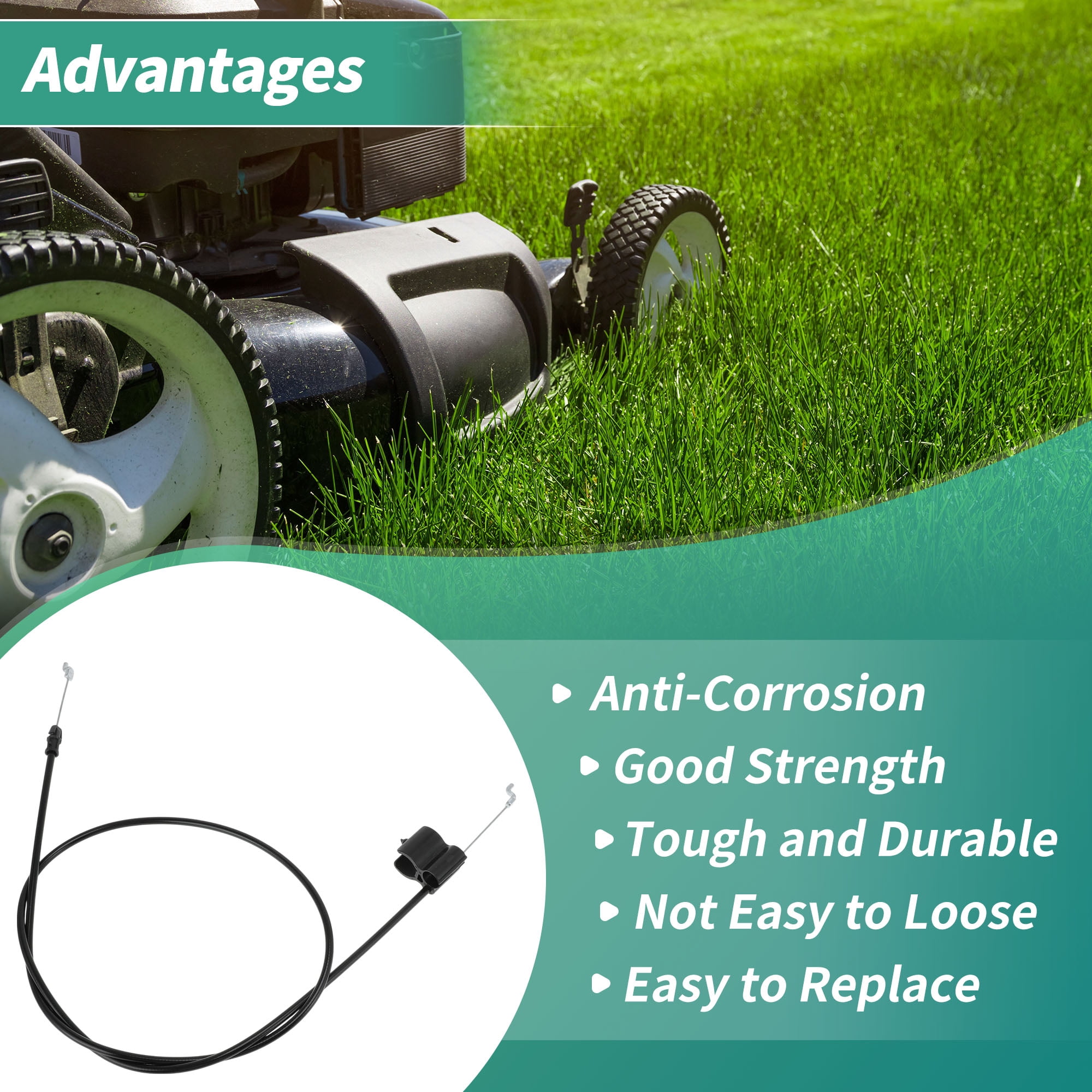 Unique Bargains Lawn Mower Zone Control Cable for Husqvarna