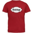 thumbnail image 1 of Halloween Ketchup Costume Red Adult T-Shirt, 1 of 1
