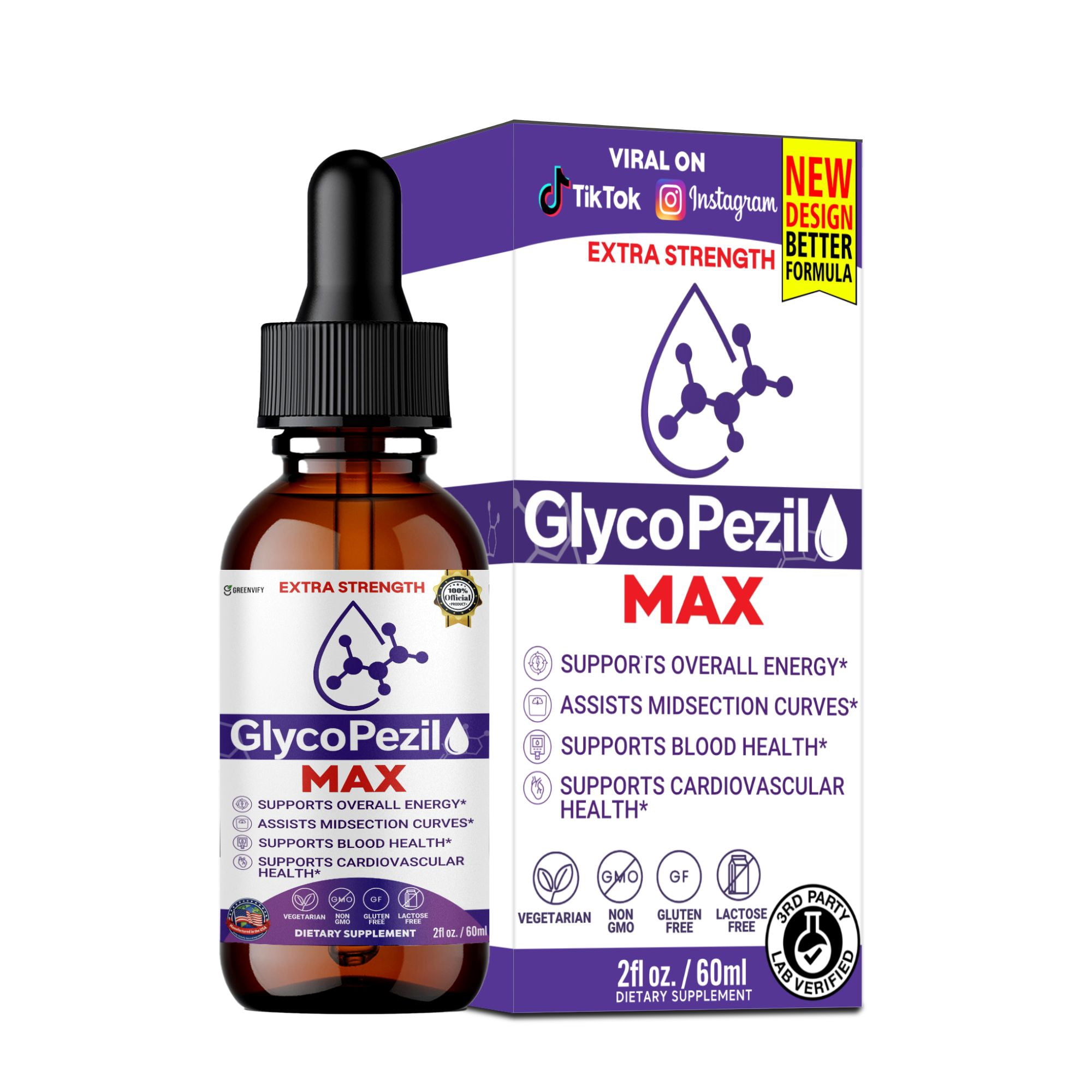 GreenVify Glycopezil Max Blood Sugar Support Supplement – Supports Metabolic Health & Daily Balance