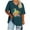 Navy, variant on Zwiiyzr Women's Plus Size T-Shirt V-Neck Short Sleeved Solid Base Tunic Blouse Navy (3XL)