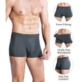 thumbnail image 5 of wirarpa Mens Underwear Modal Trunk Boxer Briefs Short Leg 4 Pack Sizes S-3XL, 5 of 6