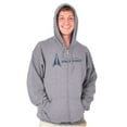 thumbnail image 5 of United States USSF Space Force Logo Zip Up Hoodie Men's Women's Brisco Brands L, 5 of 6