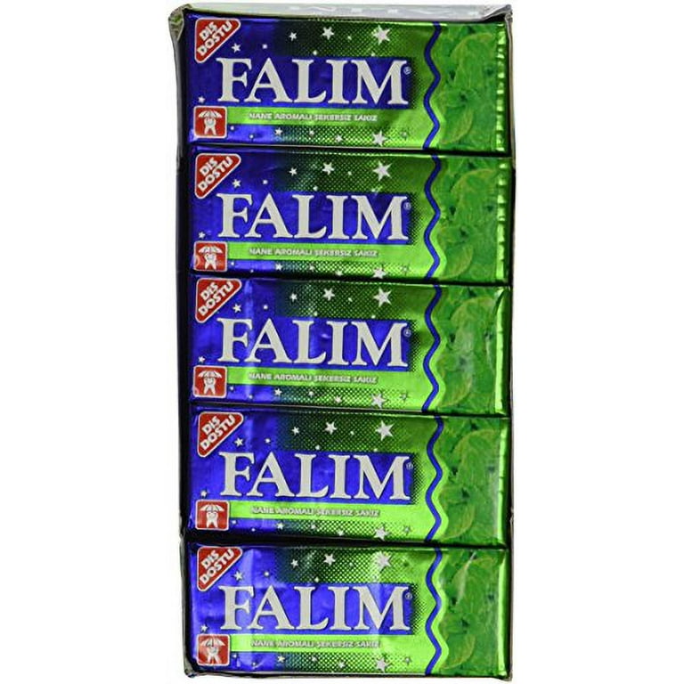 Falim Sugarless Mint Flavoured Plain Gum : : Epicerie