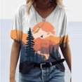 thumbnail image 1 of TIMIFIS T-Shirt Graphique à Manches Courtes pour Femmes, Col Rond, Ample et Décontracté, 1 of 3