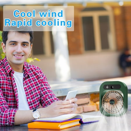 

OAVQHLG37B Portable Air Conditioners USB Charging Fan Full Screen Feel Smart Mini Portable Air Conditioning Fan Home