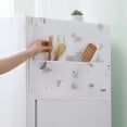 thumbnail image 2 of Godderr Refrigerator Dust Cover,Waterproof Dustproof Washer Fridge Dryer Top Dust Covers 51.18X21.26inch, 2 of 5