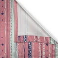 thumbnail image 5 of Ambesonne Coral Grommet Curtain, Doodle Lines, 50" x 96", Coral Indigo Coconut, 5 of 6