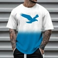 thumbnail image 4 of Playeras Hombre Gimnasio Verano Hombre 3D Impresión Digital Cuello Redondo Casual Manga Corta Camiseta, 4 of 4