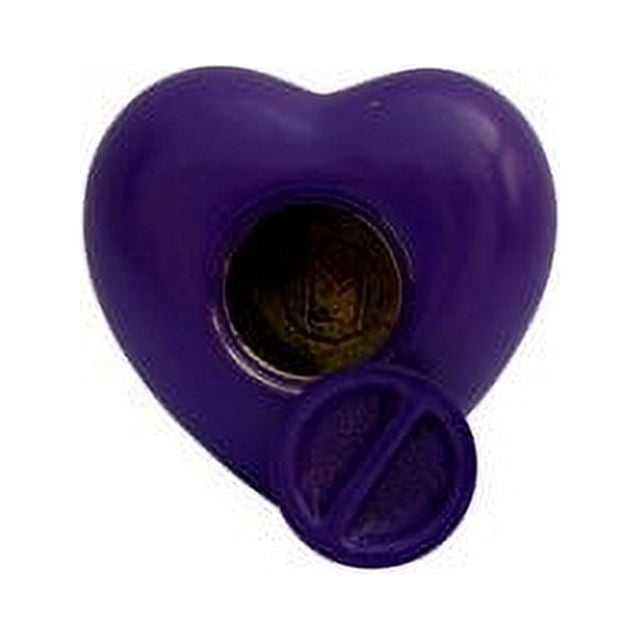 SHREYAS Heart Shaped PURPLE DG Cremation URNs for Human & Pet Ashes Keepsake Vase Highly Durable
