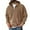 Coffee #011, variant on Mohiass Quarter Zip Pullover Men Crewneck Long Sleeve Fashion Hoodies Fall Baggy Athletic Sweatshirts with Pockets Black 2XL