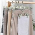 thumbnail image 4 of 10pcs Pants Hangers Plastic Space Saving Non-slip Skirt Hangers With Clips, 4 of 5