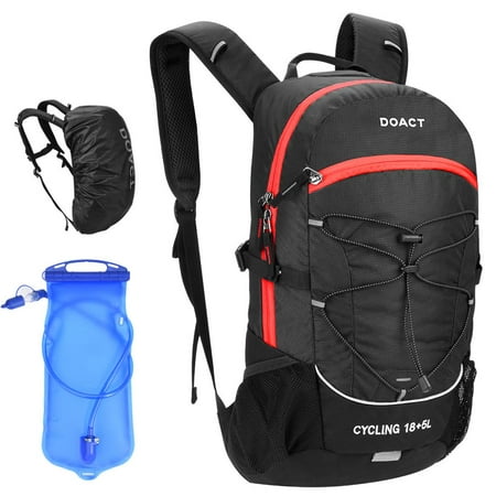 Yosoo Hydration Backpack, 23L Cycling Backpack with 2L BPA Free Leak Proof Hydration Bladder and Waterproof Rain Cover, Steel Frame Ventilation Design Perfect for Hiking Biking, Climbing - (Best Climbing Bike Frame)