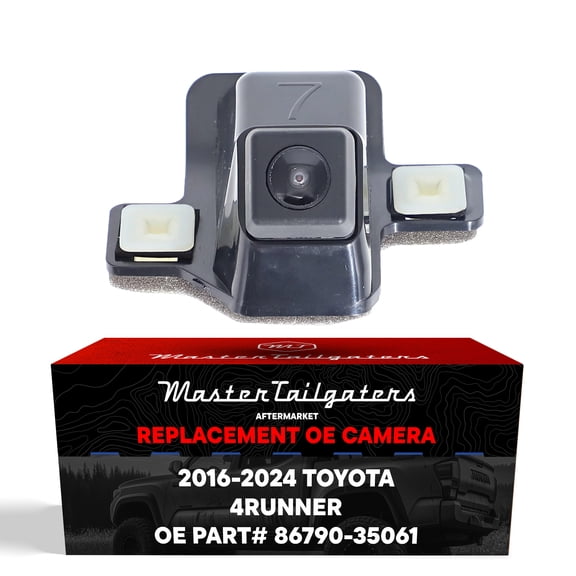 Master Tailgaters Backup Camera for Toyota 4Runner (2016-2024) OE Part # 86790-35061