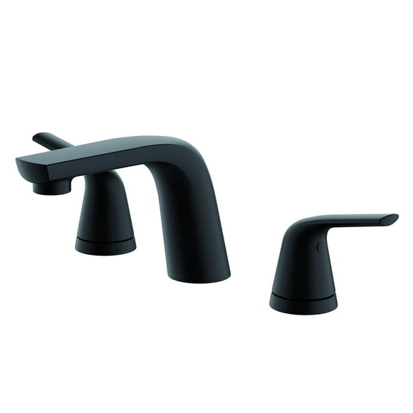 Gerber D304134BS Lemora 2H Lavatory Faucet, Satin Black
