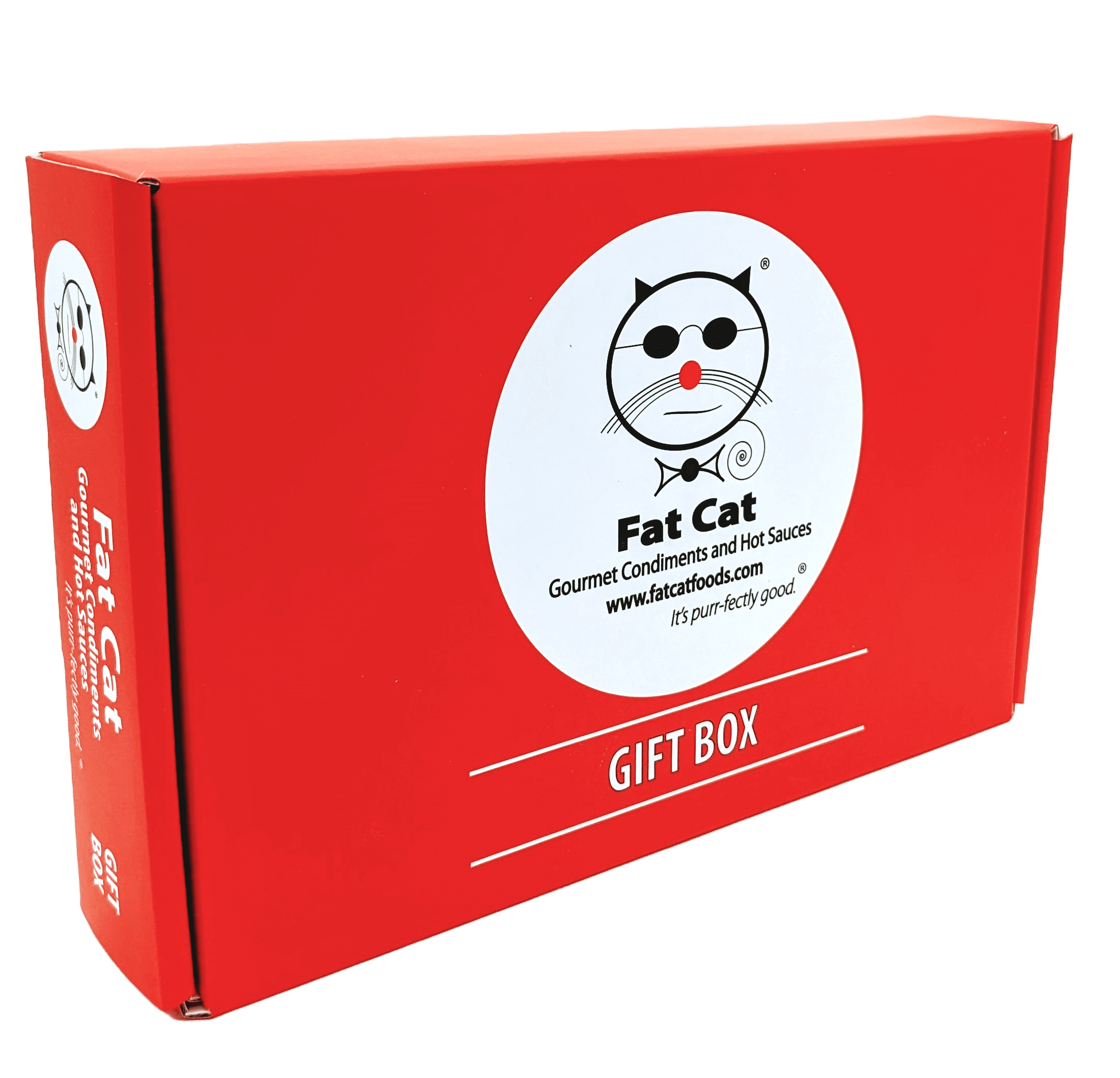 Heat Lovers Hot Sauce Gift Set and Sampler Variety Pack by Fat Cat Gourmet (5 Bottles)