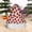 Christmas Poinsettia Flower Pattern, variant on Christmas Hat,Christmas Plaid Moose Bear Silhouette Santa Hats Xmas Hat Christmas Party Decorations Party HHats for Adults,15 X 11.6 Inches
