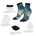 thumbnail image 5 of Fuzoiu Cute Angel Winged Rabbit Print Adult Socks, Crew Moisture-wicking Socks, Unisex Cushion Crew Socks,Casual Sports Ankle Socks, 5 of 7