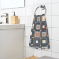 thumbnail image 3 of Yayeee 100% Cotton Hand Towels for Bathroom 16" x 28" Soft Absorbent Kitchen Towel, Square Harmony, 3 of 7