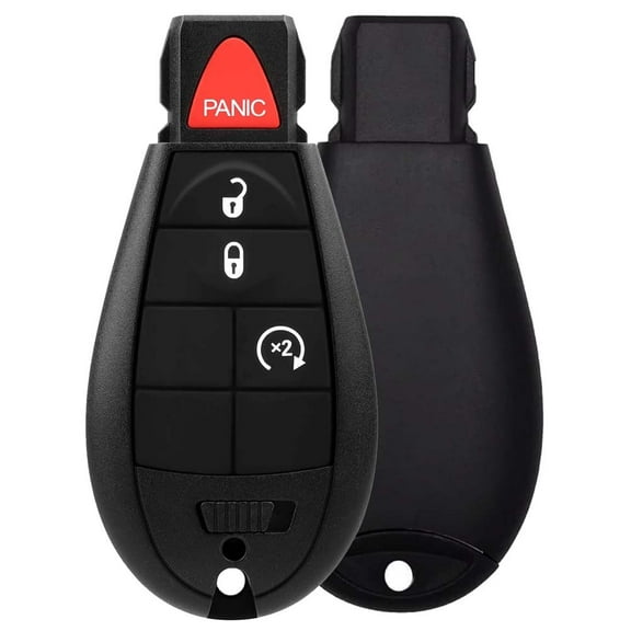 AKS KEYS New Replacement for Jeep Cherokee Fobik Keyless Key 4B W/ Start FCC# GQ4-53T