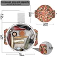 thumbnail image 4 of Camouflage Full Print Drawstring Cosmetic & Makeup Bag – Large Portable Makeup Organizer with Inner Zipper Pocket & Mesh Compartment, Travel Toiletry Bag for Women, 4 of 5