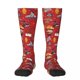 thumbnail image 3 of Calcetines de baloncesto transpirables para mujer, hombre y mujer, de colores vivos, para otoño e invierno, solo en casa, 3 of 5