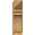 thumbnail image 2 of Ekena Millwork 8"W x 18"D x 26"H Olympic Rough Sawn Arts and Crafts Outlooker, Western Red Cedar, 2 of 4