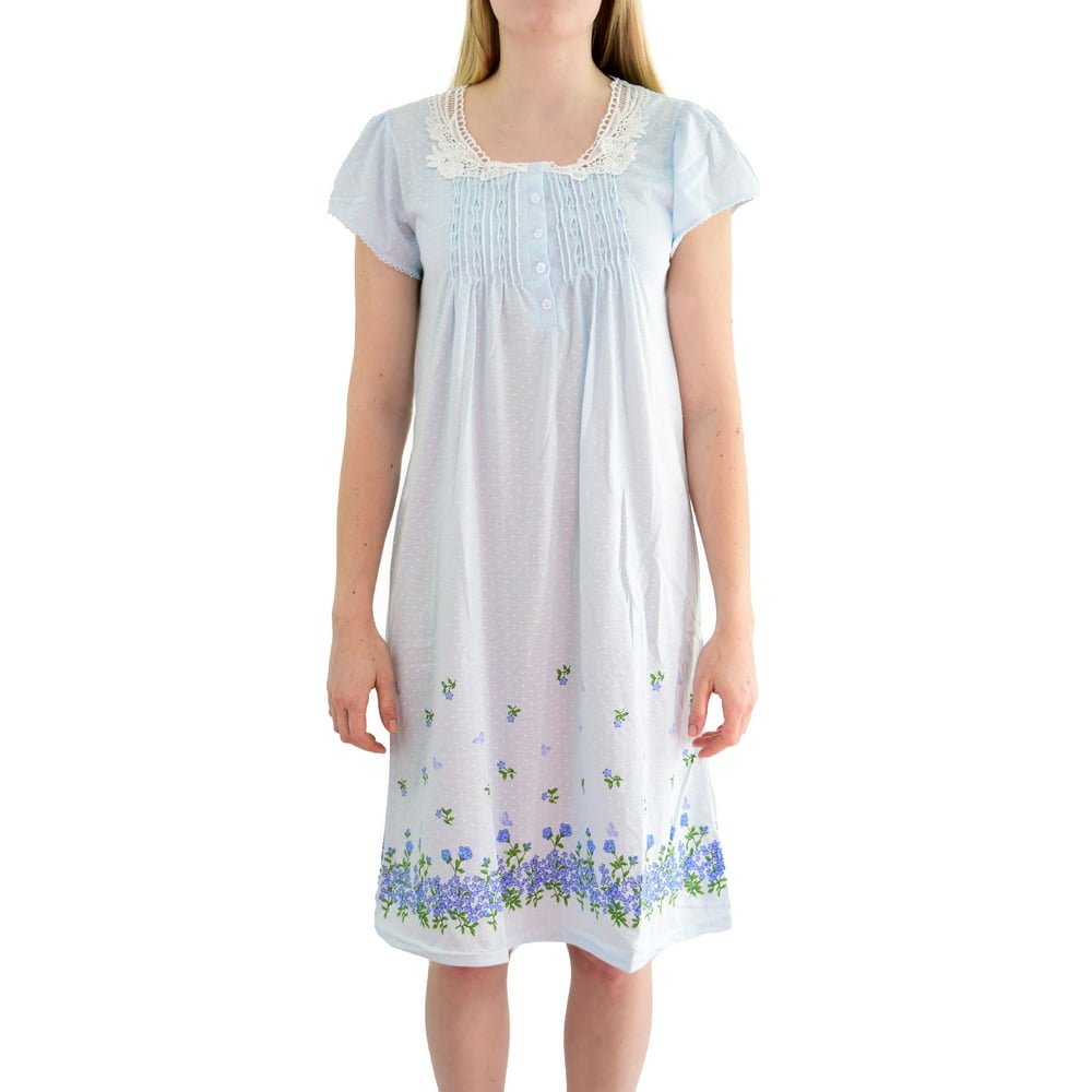 cap sleeve night gown