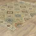 thumbnail image 3 of Oriental Weavers Francesca Area Rug - FR05D - 3'3" x 5' - in Tan/ Multi - Vintage Inspired, Stain Resistant, Family and Pet Friendly , Entrway, Bedroom Rug, 3 of 4