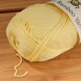 thumbnail image 3 of JubileeYarn Bamboo Dynasty - Baby Weight Bamboo - 50g/Skein - 06 Soft Yellow - 4 Skeins, 3 of 7