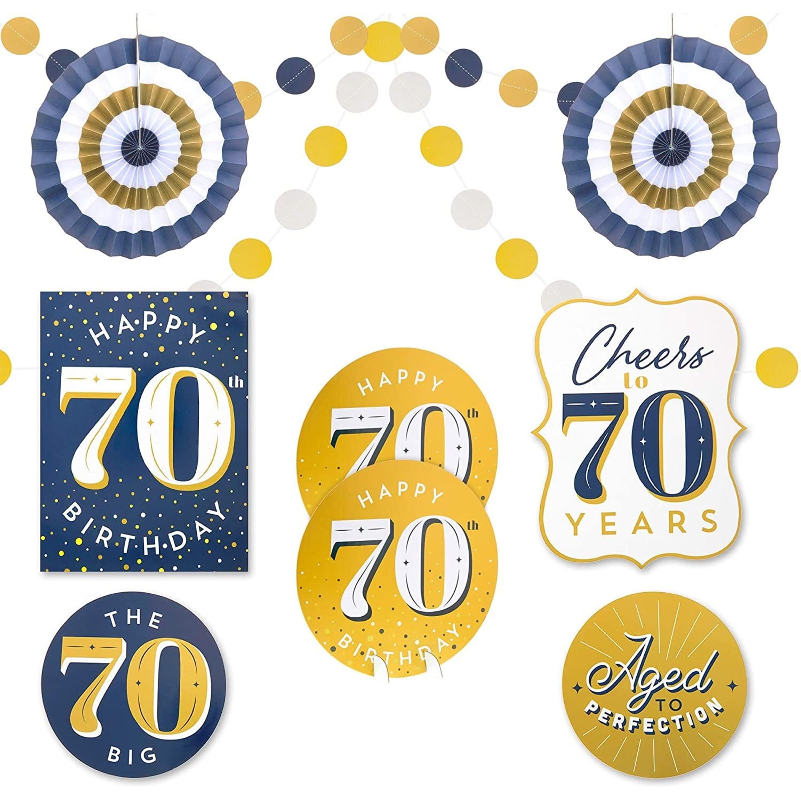 Pink Glitz 50th Birthday Party Supplies Decorations Confetti Strings Napkins 