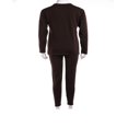 thumbnail image 4 of 2pcs Men Thermal Underwear Set Winter Long Johns Pajama Set Fit Tops Bottoms Winter Warm Velvet Inner Wear, 4 of 7