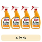 (4 pack) Nature’s Miracle Oxy Formula Set-In Stain Destroyer for Cats, Orange Scent, 24 oz