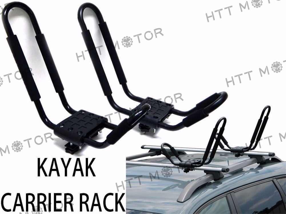 NEW! FOR 1 KAYAK PAIR J RACKS CAR ROOF TOP CARRIERS W/STRAPS+ROPES 