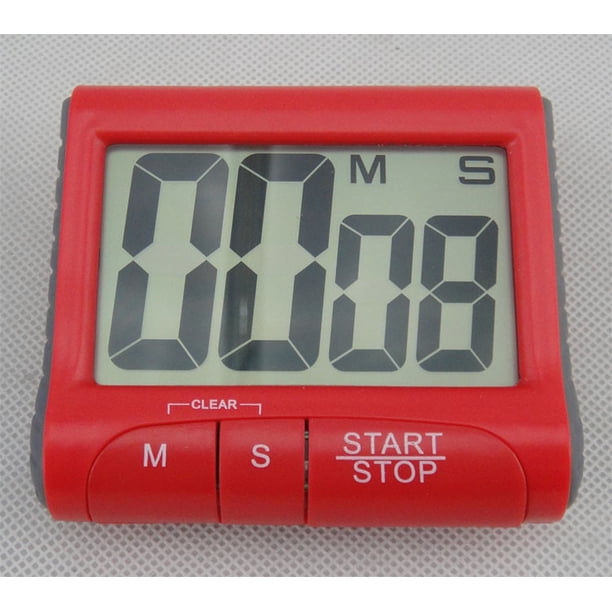 Temporizador electrónico de cocina, recordatorio de cocción, despertador con soporte magnético