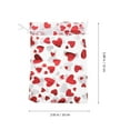 thumbnail image 3 of Bolsas de cordones de la organza de 50 unids Corazón Bolsas de regalo de San Valentín Día de San Valentín, 3 of 5