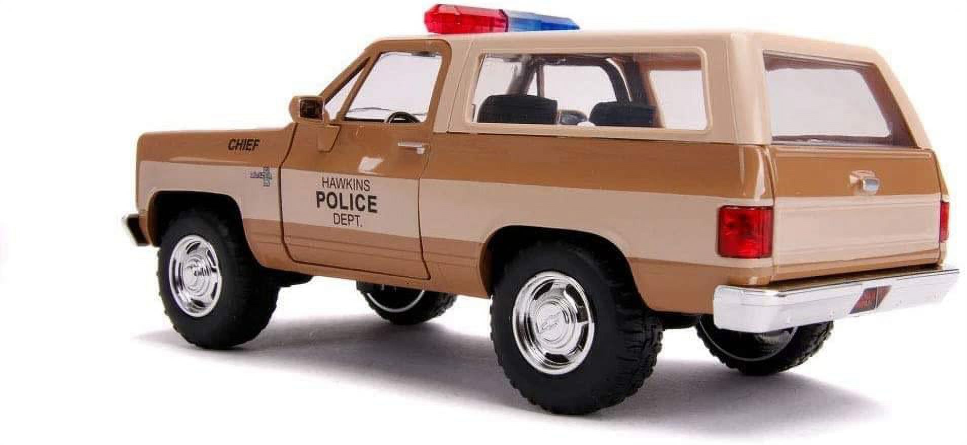 Jada Toys 1:24 Stranger Things - '80 Blazer with Badge Car Play Vehicle - image 4 of 6