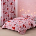 thumbnail image 6 of Btargot Pink Girls Bedroom Blackout Curtains Thermal Insulated Grommet Window Curtains 2 Panels 42 X 63 inch, 6 of 11