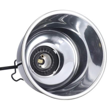 E27 Reptile Heat Lamp Reptile Heat Lamp, UVB Reptile Light Fixture US Plug 110V Aluminium for Turtles Lizard Terrarium