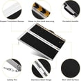 thumbnail image 2 of QinaQin 6FT Portable Wheelchair Ramp with Handle, Aluminum Foldable, Black, 2 of 8