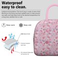 thumbnail image 3 of Womens Pioneer Flower Floral Print Pattern Lunch Box for Work,Insulated Lunch Bag for Women,Loncheras Para Mujer,Leakproof Adult Lunch Bag for Work,Beach,Travel,Picnic,Camping, 3 of 7