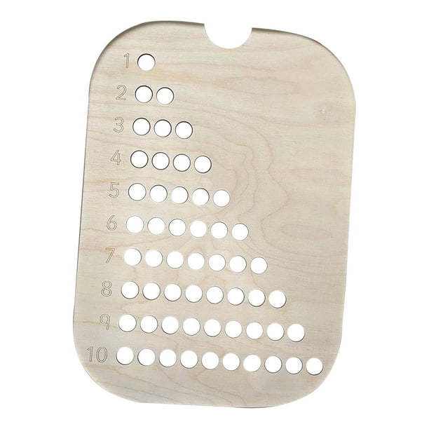 Juguete educativo con tapa de madera y bandeja para contar, juego creativo Montessori 40cmx28cm