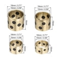thumbnail image 2 of Uxcell Sleeve Bearings 15mm/0.59" Bore,18mm/0.71" OD,Wrapped Bushings Brass Graphite,JDB Graphite 1 set（4pcs), 2 of 4