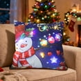 thumbnail image 6 of SLYNSHome Christmas Throw Pillow Cover with LED Lights,Light-up Winter Pillow Cases 18x18 inch Pillowcase Holiday Cushion Case for Couch Bed Sofa Decor, 6 of 7
