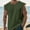 #332-Green, variant on Mens Retro Sleeveless Tank Top Solid Color Loose Fit Raw Edge Breathable Quick Dry for Gym Running Outdoor Gift