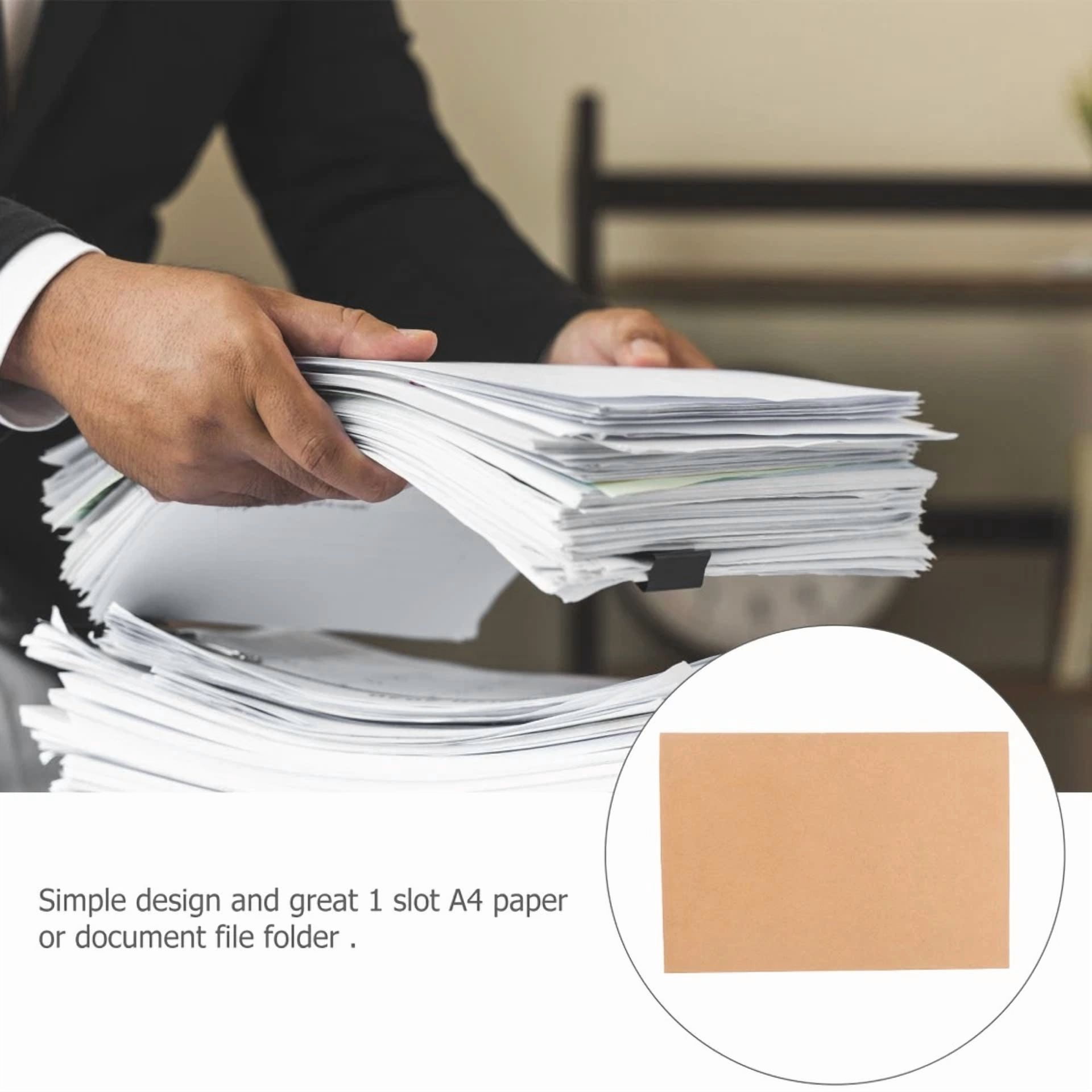 10 Pcs Paper Folders File Organizer Documents Organizers Work Office